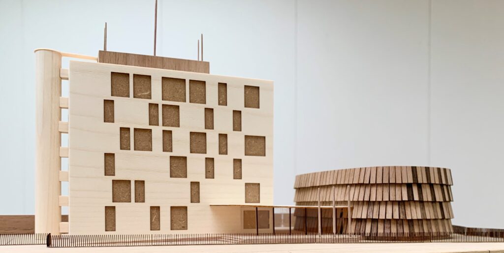 Holzmodell MINT-Zentrum Hirschaid